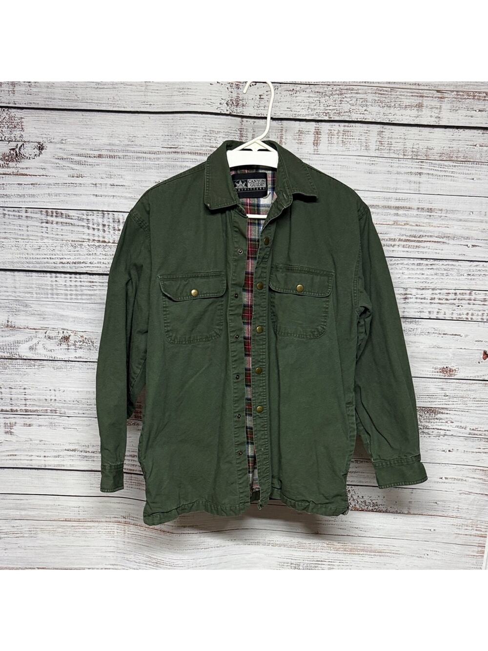Canyon Guide Outfitters Utility Jacket Army Green Medium Barn jacket